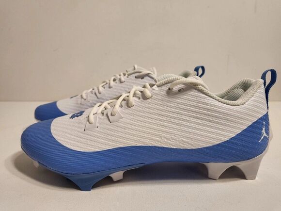 Mens Size 14 Wide UNC Tar Heels Jordan Vapor Edge Speed PE Football Cleats New main image 4
